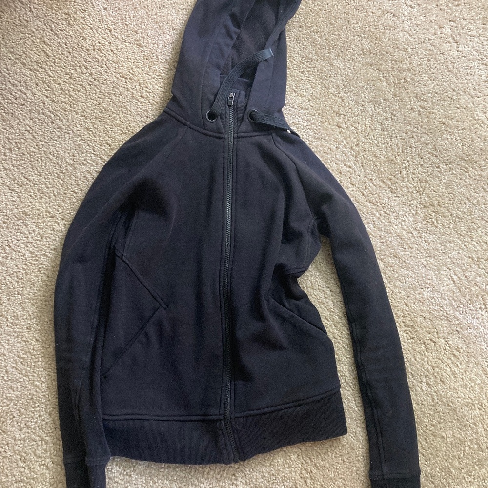 Athleta Black Zip Up Hoodie
